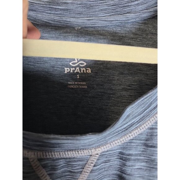 PrAna Women's Philipa Top Shirt Size Small Pockets Drawstring Hem Gray - Picture 4 of 5